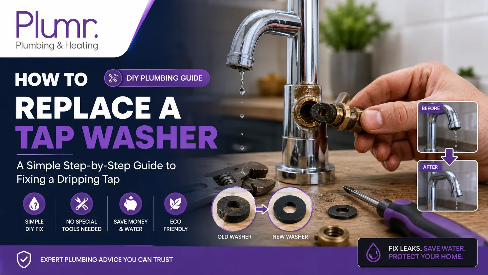 Replace a Tap Washer