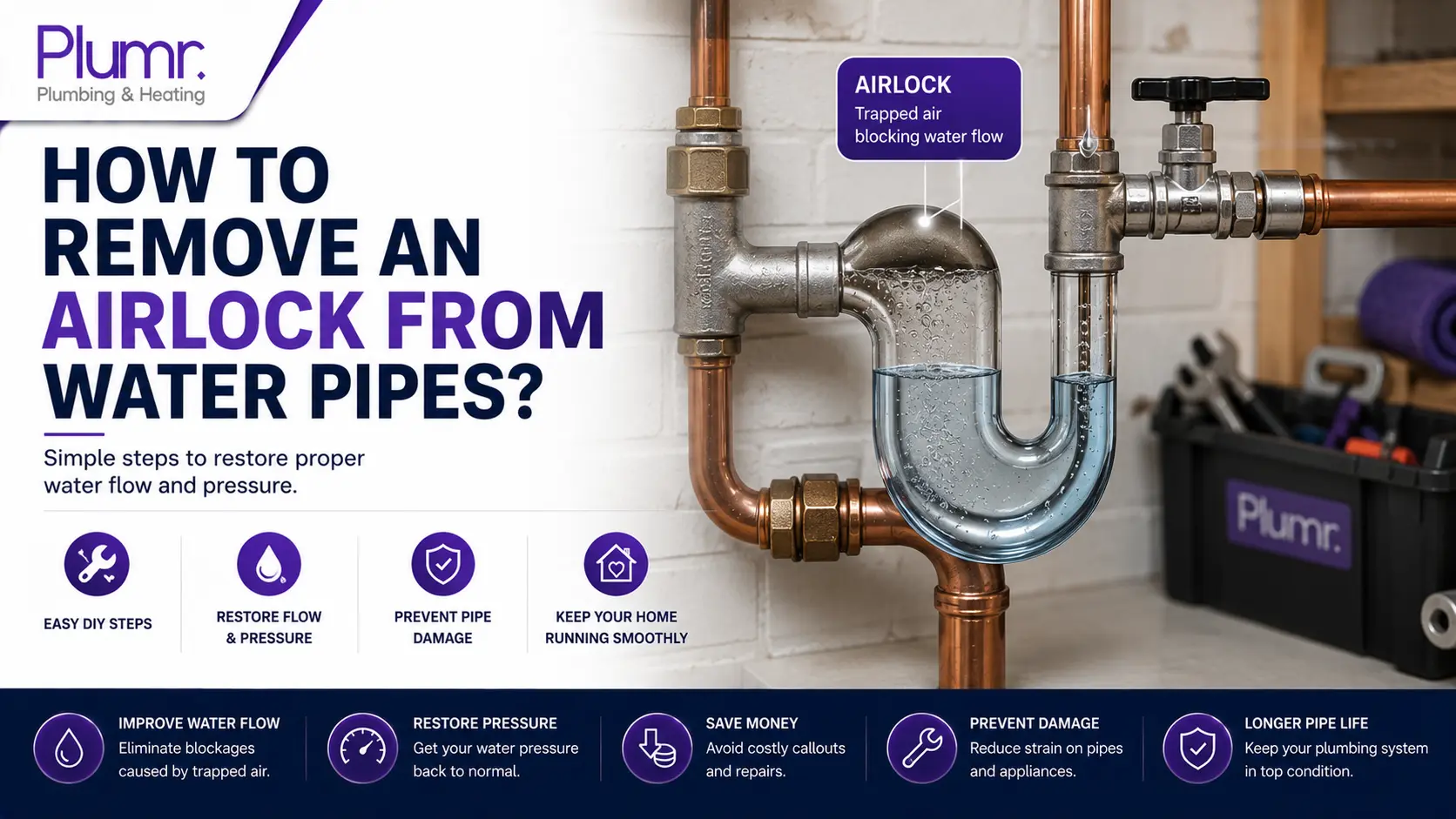 Airlock From Water Pipes